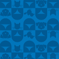 Blue Animal Pattern
