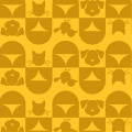 Yellow Animal Pattern
