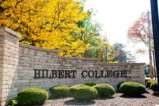 Hilbert College Sign