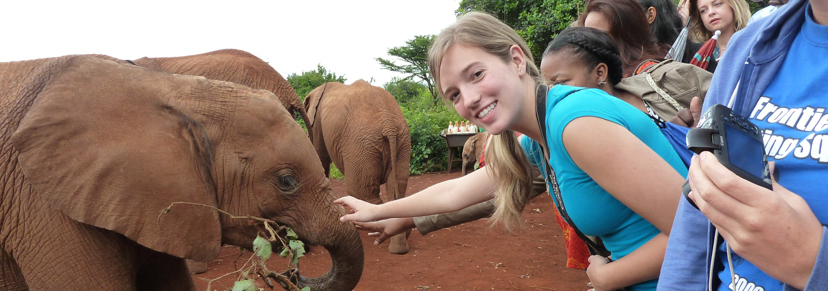 Hilbert Students on a service trip to Kenya