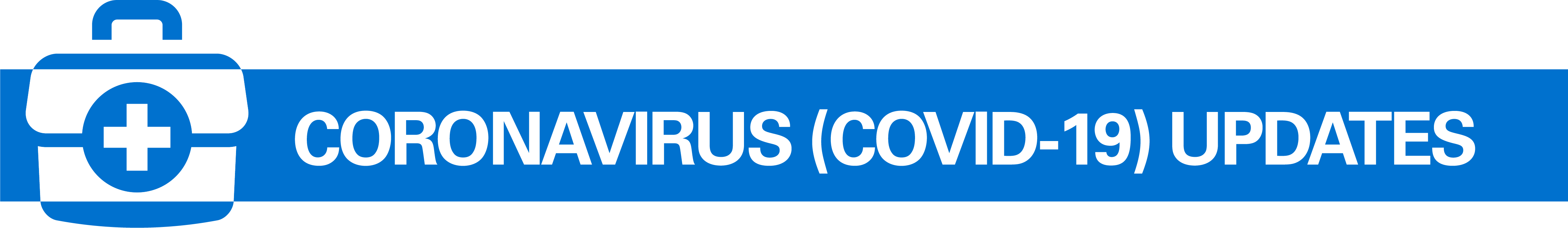 Coronavirus (COVID-19) Updates graphic