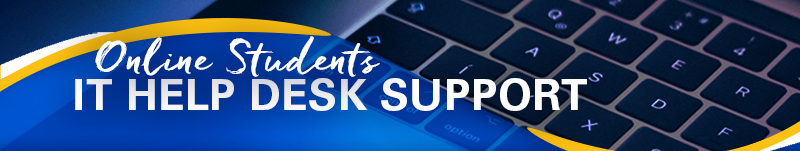 Online Students IT Help Desk Support Hero