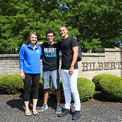 students-hilbert-entrance-square