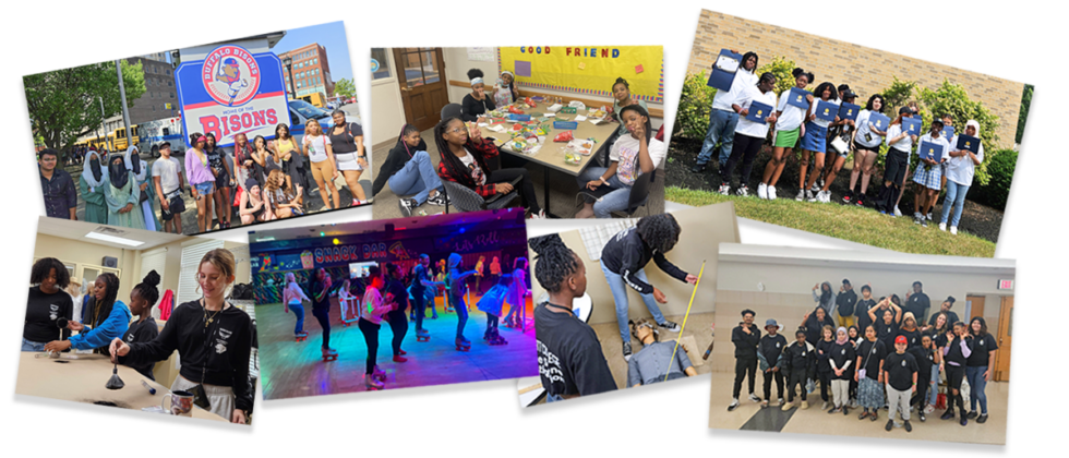 Liberty Partnership Images of students having fun.