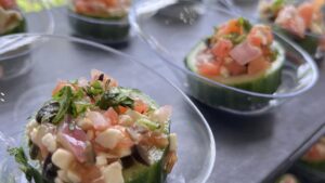 Dishes prepared by Metz dining
