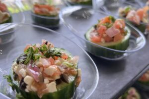 Dishes prepared by Metz dining