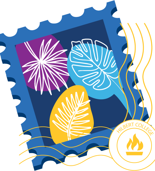 Fall orientation stamp graphic