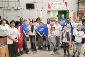 Hilbert students and employees help out the community with our Day of Giving.