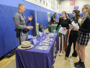 Hilbert students attending our annual career fair