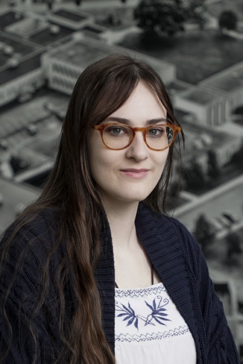 A portrait of Mia Mahar