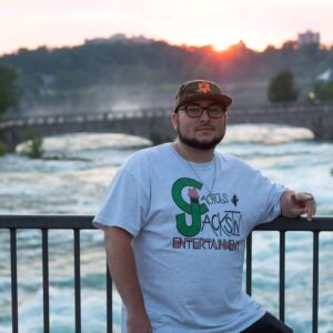 A portrait of Spencer Sticek, alumni. 