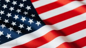 A picture of the United States flag.