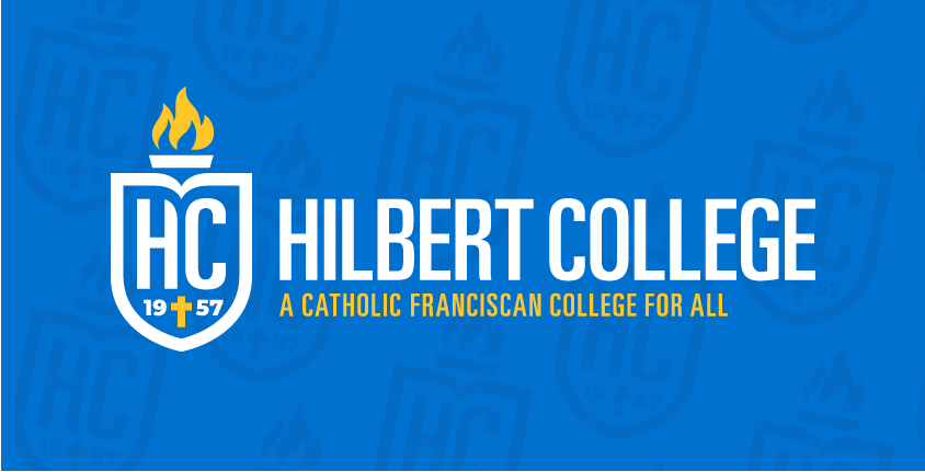 Our Hilbert College logo and tagline