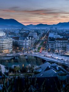 A photo of Grenoble, France