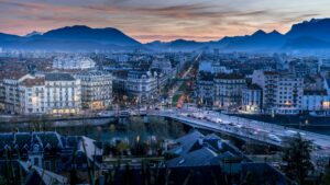 A photo of Grenoble, France
