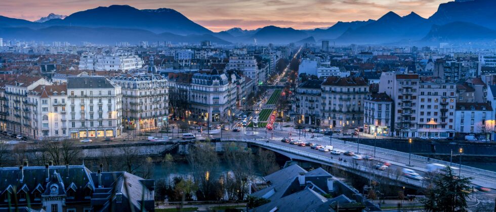 A photo of Grenoble, France