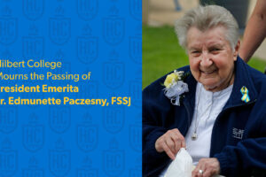 Graphic for Hilbert College �Mourns the Passing of �President Emerita �Sr. Edmunette Paczesny, FSSJ