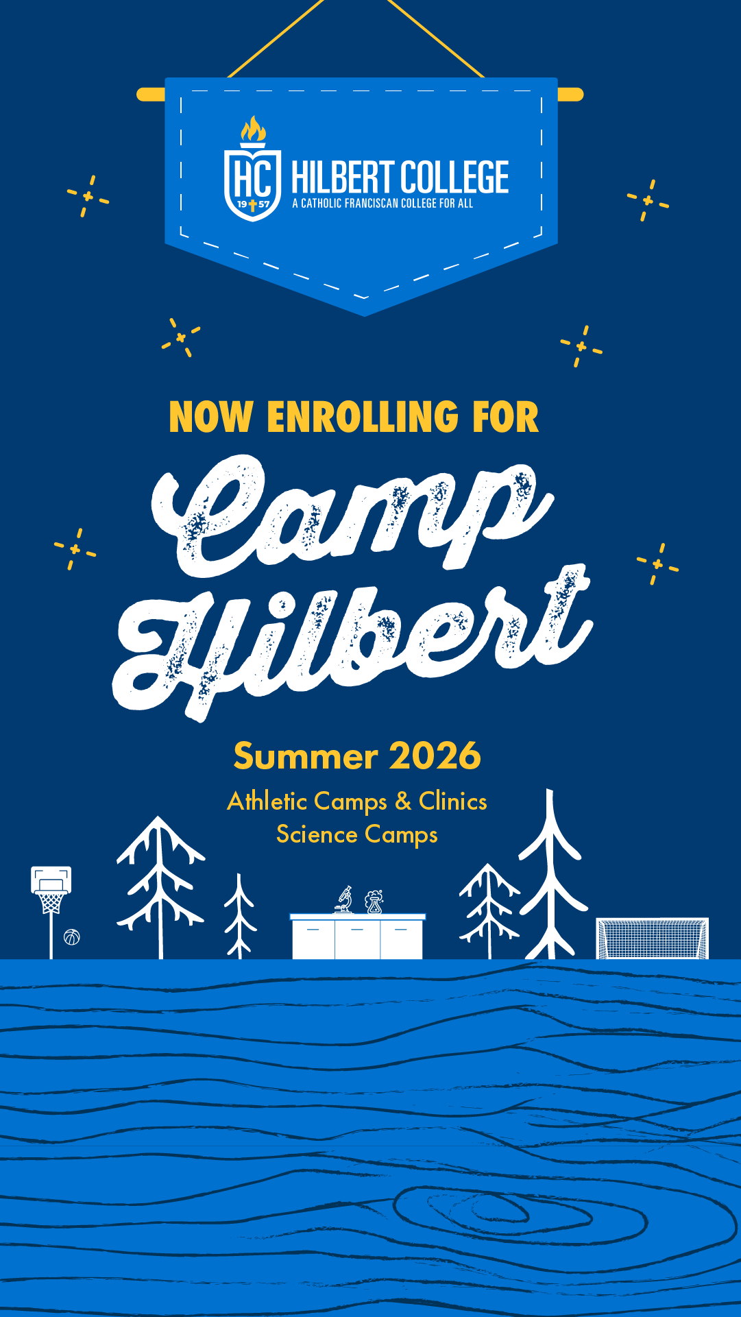 Camp Hilbert Summer Camps Graphic