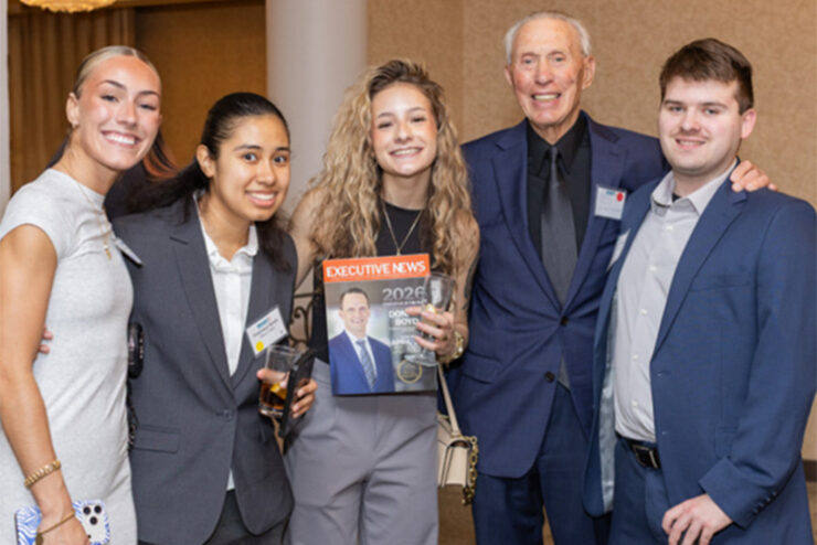 The Enactus Club networking at the BNSME event. 