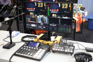 Trainwreck Sport's technical setup for shows.