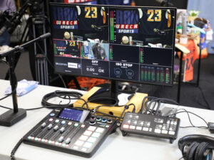Trainwreck Sport's technical setup for shows.